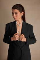 Blooming Biwa Pearl Choker