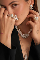 Blooming Biwa Pearl Choker