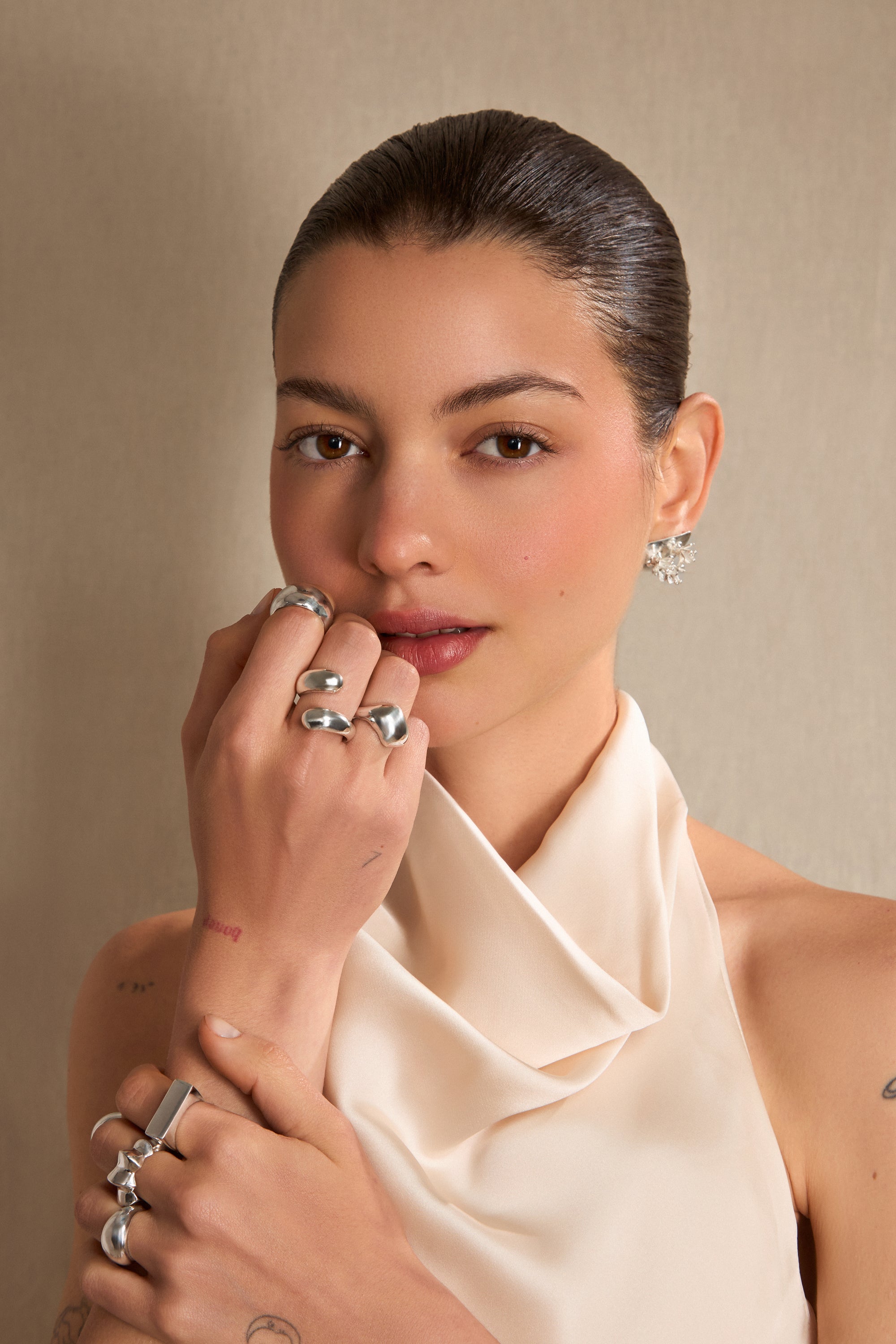 Round Double Wrap Around Ring