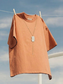 Biwa Pearls Lariat Gold Necklace