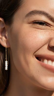 Threader Gold Earrings