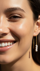 Threader Gold Earrings