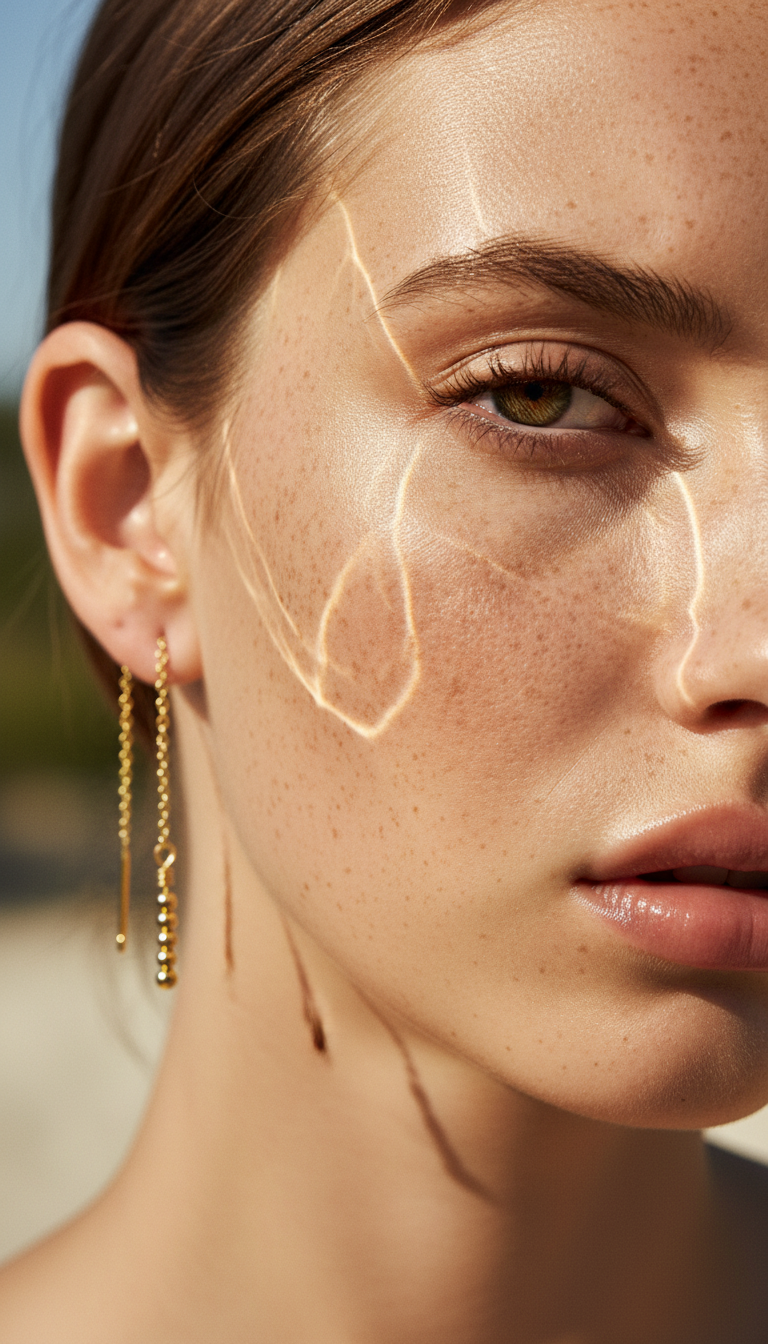 Threader Gold Earrings