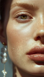 Pendientes Savvy de perla Biwa de doble gota