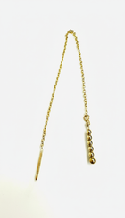 Threader Gold Earrings