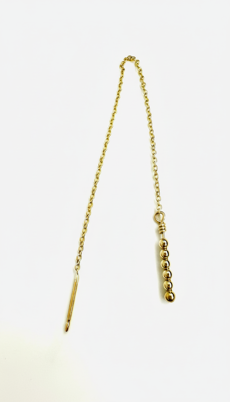Threader Gold Earrings