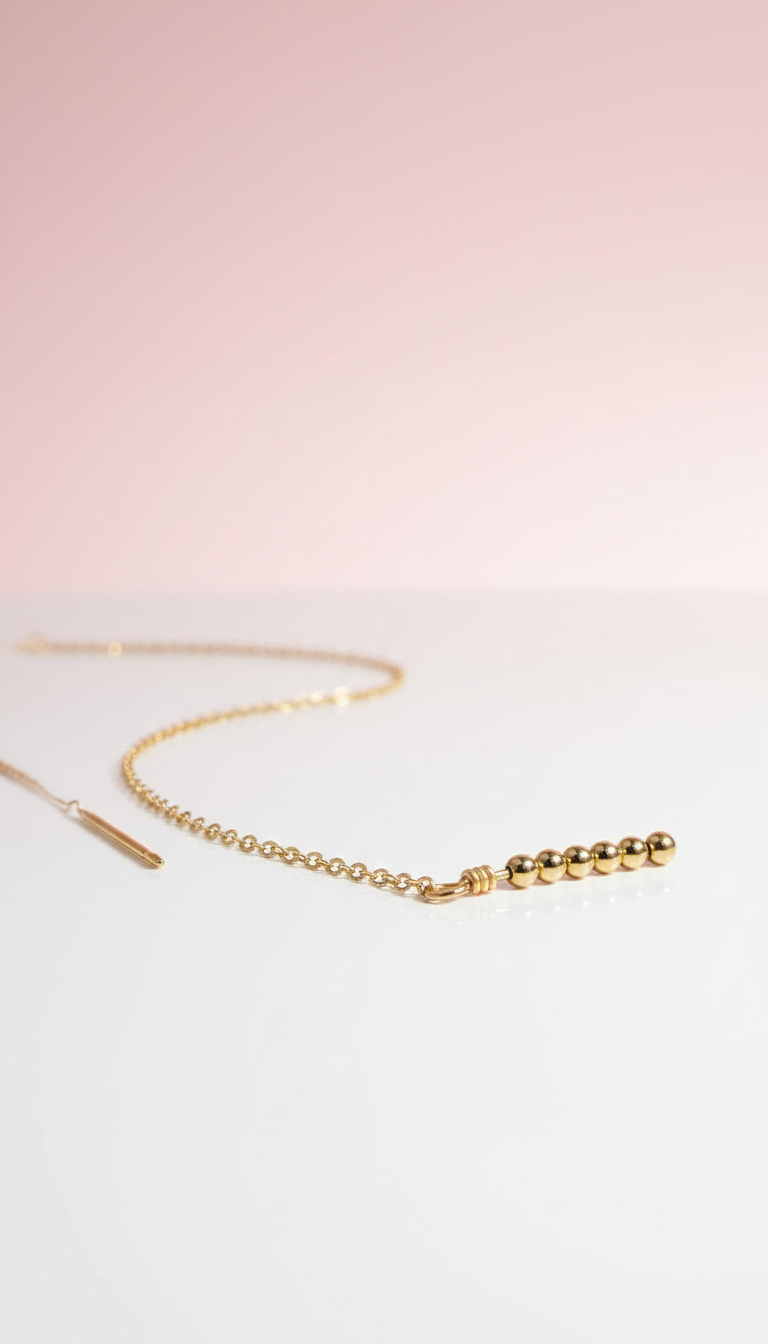 Threader Gold Earrings