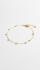 Tiny Oval Dainty Gold Necklace