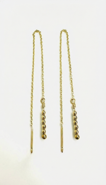 Threader Gold Earrings