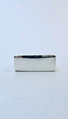 Rectangle Silver Singlet Ring