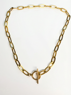Thick Paperclip Chain Toggle Chocker