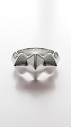Flowing Waves Silver Ring