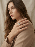 Flowing Waves Silver Ring